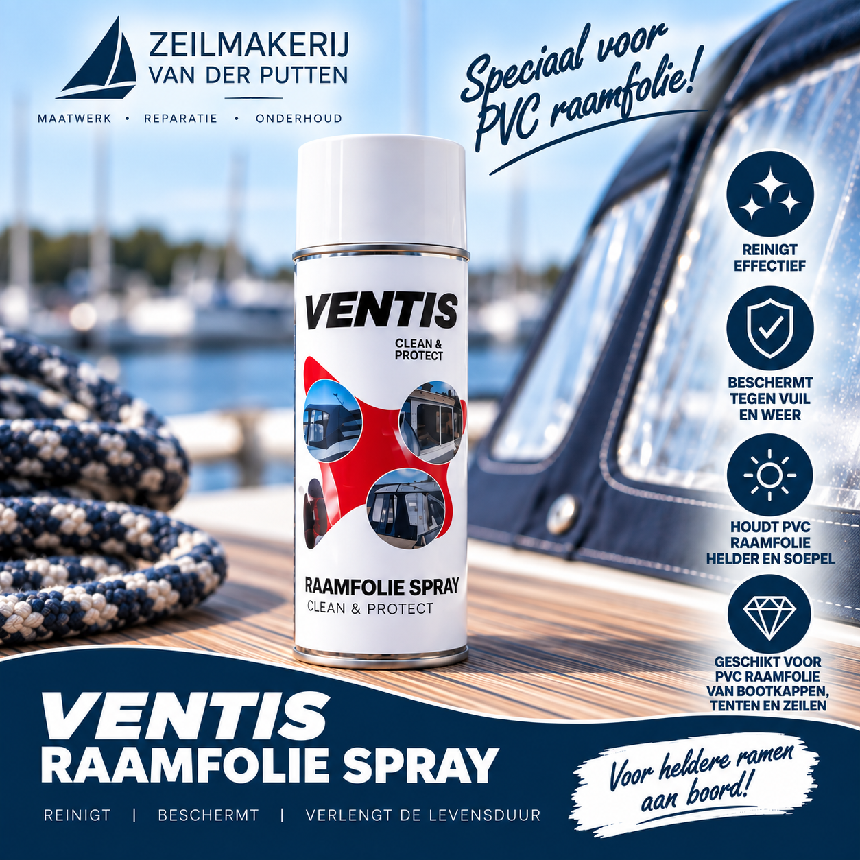 Ventis Raamfolie spray 400ml spuitbus