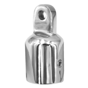 RVS standaard eindstuk met enkele inbusbout 25mm.