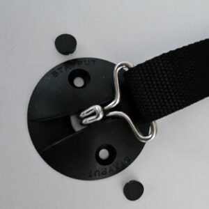 Stayput Dome Hook Saddle zwart