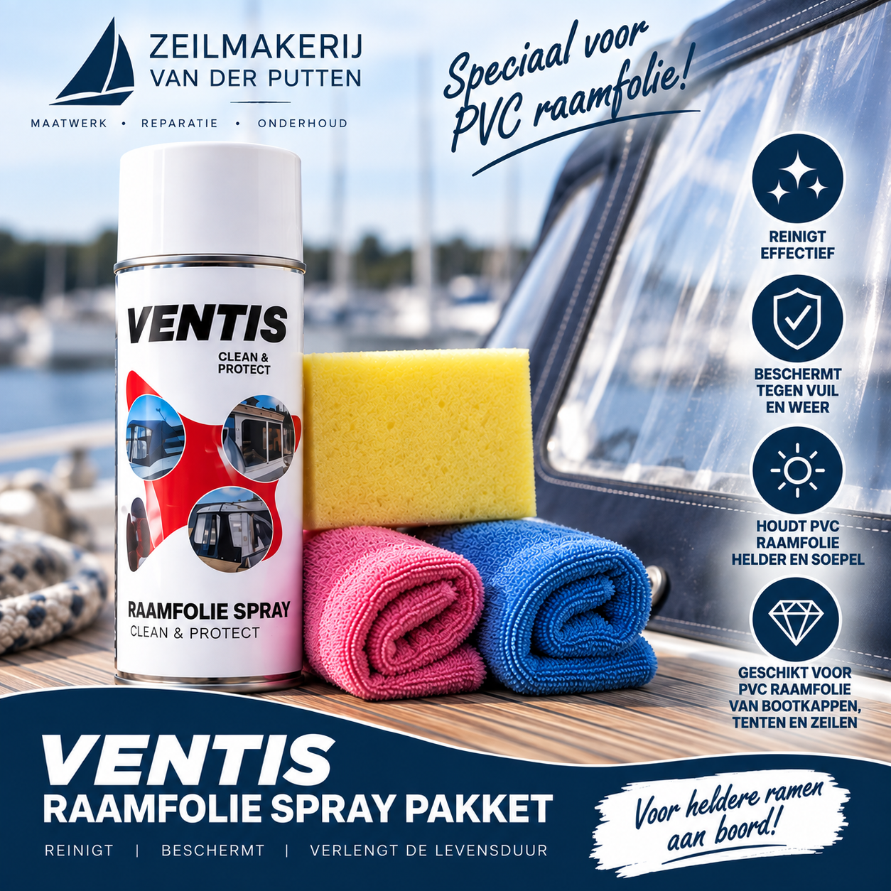 Ventis Raamfolie Onderhoudspakket