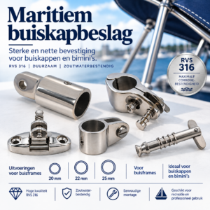 Buiskappenbeslag RVS