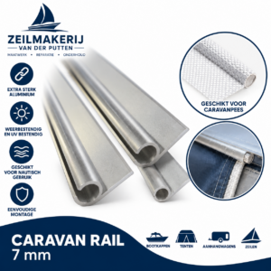 Caravan Rail 7 mm – aluminium