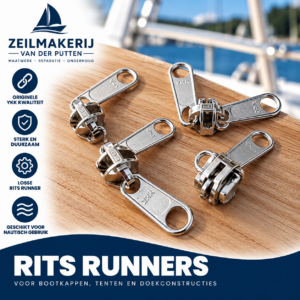 YKK Losse rits runner – 10 mm