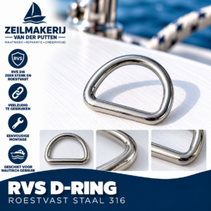 RVS D-ring – RVS 316