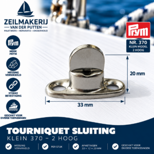 Tourniquet sluiting klein 370 – 2 hoog